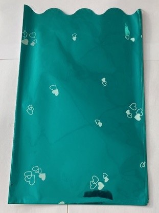 Celofánový sáček 20x33cm 50ks/bal zelený s potiskem - Úklidové a ochranné pomůcky Obalový materiál Ostatní